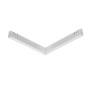 MATTE WHITE MAGNETIC LINEAR 90° CORNER 48V DC 20W 3000K 1600LM 110° OSRAM RA90 L322*307MM