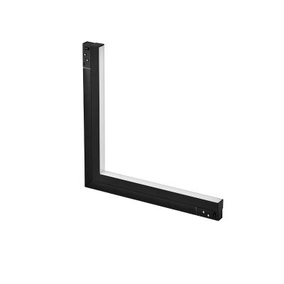 MATTE BLACK MAGNETIC LINEAR 90° INNER CORNER 48V 20W 4000K 1750LM 110° OSRAM RA90 L330*330MM MATTE BLACK MAGNETIC LINEAR 90° INNER CORNER 48V 20W 4000K 1750LM 110° OSRAM RA90 L330*330MM