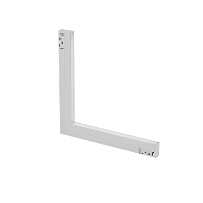 MATTE WHITE MAGNETIC LINEAR 90° INNER CORNER 48V DC 20W 4000K 1750LM 110° OSRAM RA90 L330*330MM MATTE WHITE MAGNETIC LINEAR 90° INNER CORNER 48V DC 20W 4000K 1750LM 110° OSRAM RA90 L330*330MM