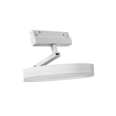 MATTE WHITE MAGNETIC LUMINAIRE 48V DC 12W 3000K 650LM 90° OSRAM RA90 Φ200*33MM MATTE WHITE MAGNETIC LUMINAIRE 48V DC 12W 3000K 650LM 90° OSRAM RA90 Φ200*33MM
