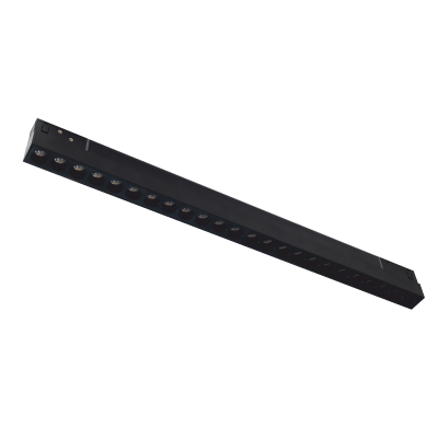 MATTE BLACK MAGNETIC LINEAR 48V DC 24W 3000K 2050LM 36° OSRAM RA90 L436MM MATTE BLACK MAGNETIC LINEAR 48V DC 24W 3000K 2050LM 36° OSRAM RA90 L436MM