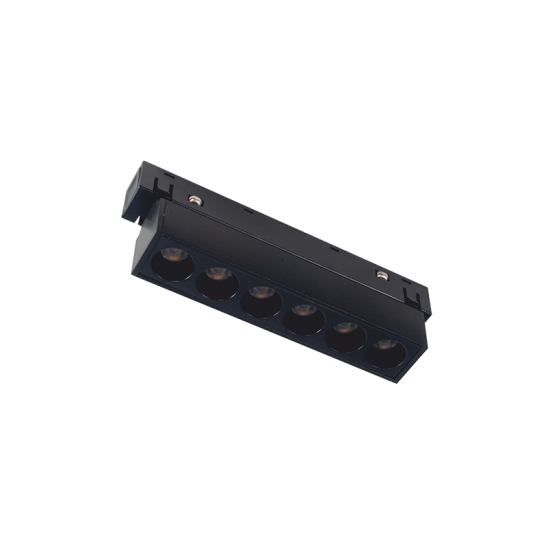 MATTE BLACK MAGNETIC LINEAR 48V DC 6W 4000K 550LM 36° OSRAM RA90 L112MM