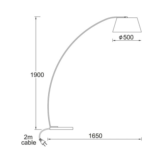 ΔΑΠΕΔΟΥ ΜΑΥΡΟ ΜΑΡΜΑΡΟ ΚΑΙ ΥΦΑΣΜΑΤΙΝΟ ΚΑΠΕΛΟ 1 Χ Ε27 LENNON