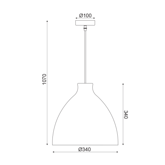 ΚΡΕΜΑΣΤΟ Φ/Σ 1ΧΕ27 ΚΑΛΑΜΙ Φ34ΧΗ107CM OIA