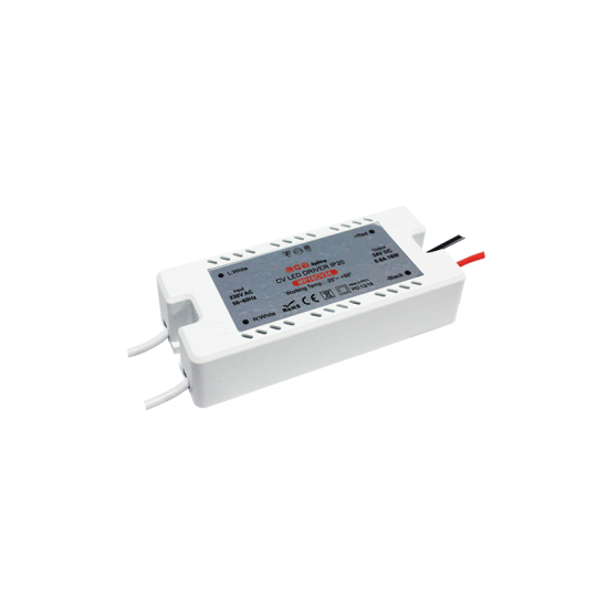 ^MINI PLASTIC CV LED DRIVER 18W 230V AC-24V DC 0.8A IP20 WITH CABLES