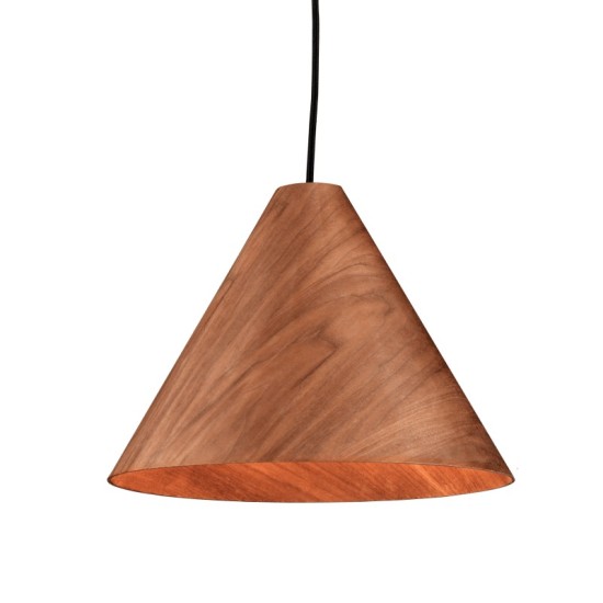^ΚΡΕΜΑΣΤΟ Φ/Σ 1Χ E27 WALNUT ΞΥΛΟ D33XH180CM NAIROBI