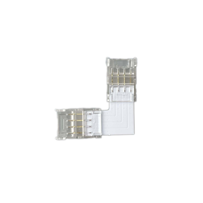 ΣΥΝΔΕΣΜΟΣ 90° ΓΙΑ 10mm RGB 5050 LED ΤΑΙΝΙΑ  ΣΥΝΔΕΣΜΟΣ 90° ΓΙΑ 10mm RGB 5050 LED ΤΑΙΝΙΑ