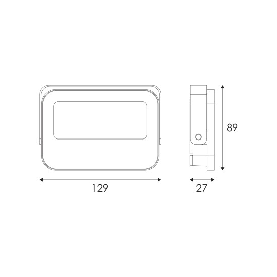 ΠΡΟΒΟΛΕΑΣ LED SMD ΛΕΥΚΟΣ 20W 3CCT 2000LM 185-265V RA>80 IP66 ΠΡΟΒΟΛΕΑΣ LED SMD ΛΕΥΚΟΣ 20W 3CCT 2000LM 185-265V RA>80 IP66
