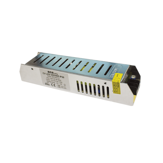 ^METAL CV LED DRIVER 100W 230V AC-12V DC 8.3A IP20 WITH TERMINAL