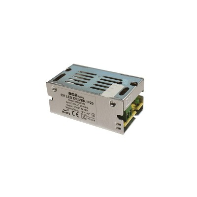 ^METAL CV LED DRIVER 12W 230V AC-12V DC 1A IP20 WITH TERMINAL ^METAL CV LED DRIVER 12W 230V AC-12V DC 1A IP20 WITH TERMINAL