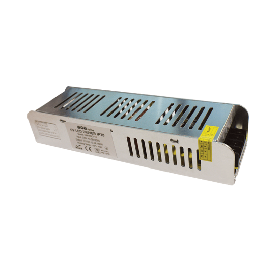 ^METAL CV LED DRIVER 150W 230V AC-12V DC 12.5A IP20 WITH TERMINAL