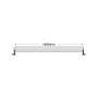 LED WALLWASHER 36W, 2880lm, 4000K, 15° x 60°, 1m, IP66