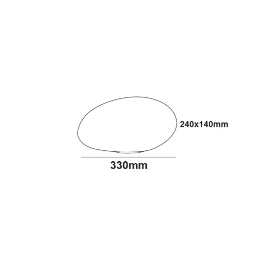 ΗΛΙΑΚΗ/ΕΠΑΝΑΦΟΡΤΙΖΟΜΕΝΗ RGBW LED ΠΕΤΡΑ 33*24*14cm IP54 LiFePO4 1800mAh         