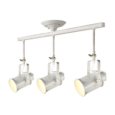 ΟΡΟΦΗΣ Φ/Σ 3ΧΕ27 ΜΕΤΑΛΛΙΚΟ ΛΕΥΚΟ ΧΡΥΣΟ ΠΑΤΙΝΑ 17X76XH38CM POMPEII