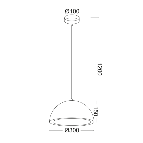 ΚΡΕΜΑΣΤΟ Φ/Σ 1ΧΕ27 ΦΕΛΛΟΣ Φ30XH120CM MALIBU