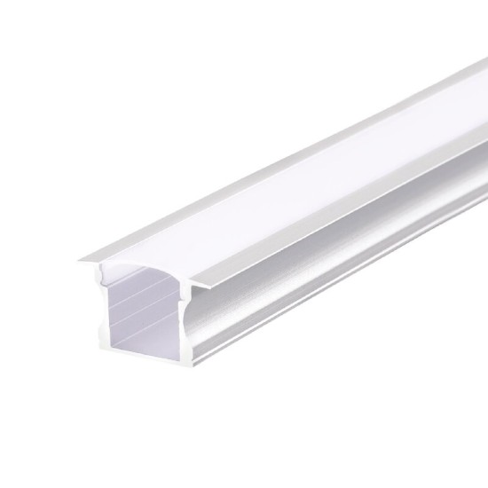 HAZEL ALUMINUM PROFILE P115U  WITH OPAL PC DIFFUSER 2m/pc