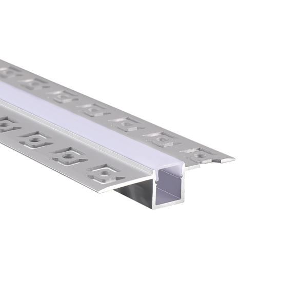 JADE ALUMINUM PROFILE P121 WITH OPAL PC DIFFUSER 2m/pc