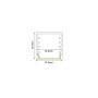 DEP ALUMINUM PROFILE WITH OPAL COVER 2m/pc