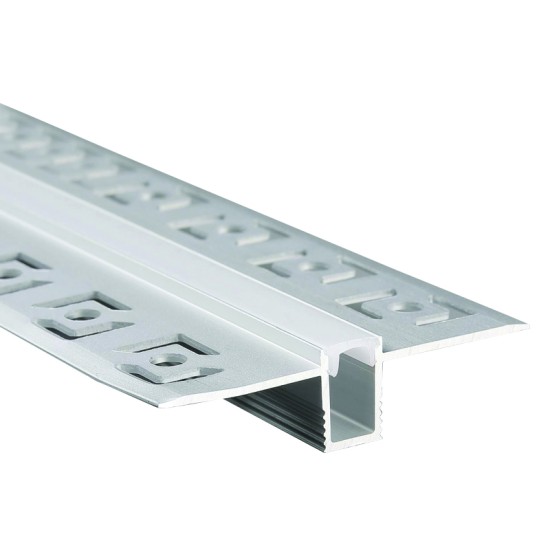 LATE ULTRA MINI TRIMLESS ALUMINUM PROFILE  WITH OPAL PC DIFFUSER 2m/pc