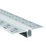 LATE ULTRA MINI TRIMLESS ALUMINUM PROFILE  WITH OPAL PC DIFFUSER 2m/pc