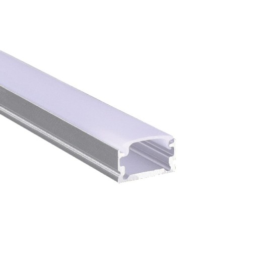 MICRO ALUMINUM PROFILE WITH OPAL COVER 2m/pc