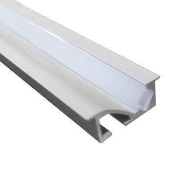 ARPY RECESSED ALUMINUM PROFILE WITH OPAL PC DIFFUSER 2m/pc