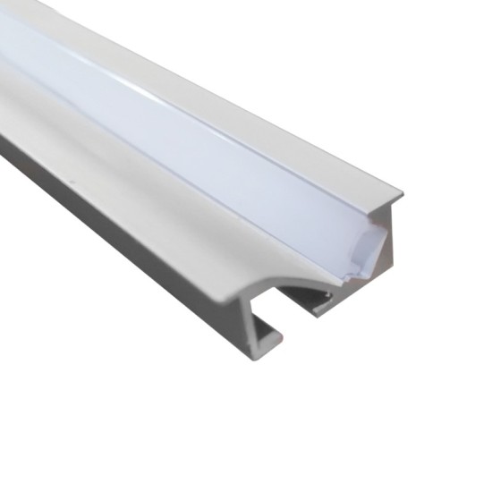 ARPY RECESSED ALUMINUM PROFILE WITH OPAL PC DIFFUSER 2m/pc