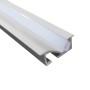 ARPY RECESSED ALUMINUM PROFILE WITH OPAL PC DIFFUSER 2m/pc
