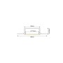 TEXA ALUMINUM PROFILE WITH OPAL PC DIFFUSER 2m/pc