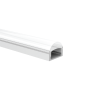WALL MOUNTED ALUMINUM PROFILE FOCUS P2LAU 60° WITH SEMI-CLEAR PC DIFFUSER 2m/pc