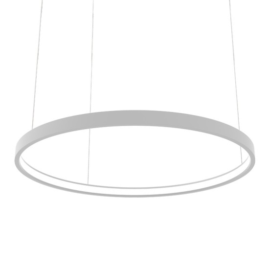 ELL BLACK ALUMINUM PROFILE WITH OPAL COVER INWARD Φ900