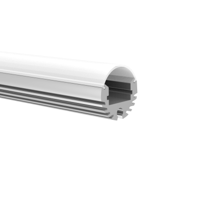 CIRC ALUMINUM PROFILE P8N WITH OPAL DIFFUSER 2m/pc CIRC ALUMINUM PROFILE P8N WITH OPAL DIFFUSER 2m/pc