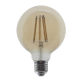 LED FILAMENT E27 STEP-DIM G95 AMBER 10W 2700K 230V AC 1260LM RA80