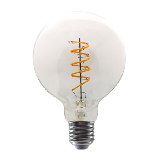 LED FILAMENT E27 DIM G95 SPIRAL 4W 1800K 230V AC 300LM RA80 LED FILAMENT E27 DIM G95 SPIRAL 4W 1800K 230V AC 300LM RA80