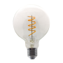 LED FILAMENT E27 DIM G95 SPIRAL 4W 1800K 230V AC 300LM RA80