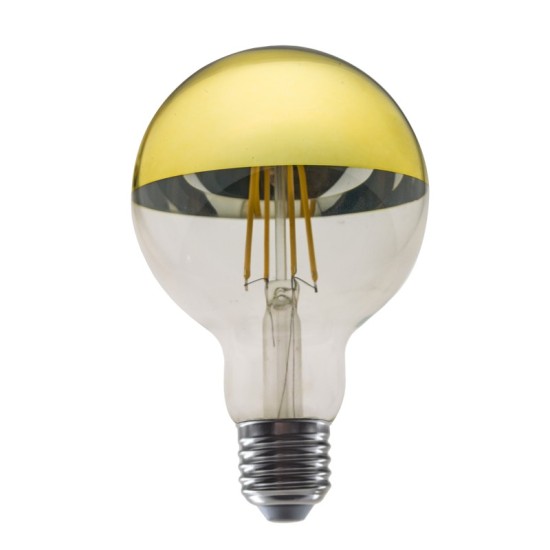 LED FILAMENT E27 DIM G95 GOLD 8W 2700K 230V AC 900LM RA80 LED FILAMENT E27 DIM G95 GOLD 8W 2700K 230V AC 900LM RA80