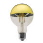 LED FILAMENT E27 DIM G95 GOLD 8W 2700K 230V AC 900LM RA80