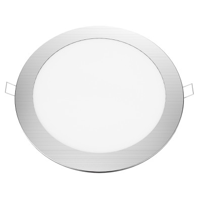 ΝΙΚΕΛ ΜΑΤ ΣΤΡΟΓΓΥΛΟ LED ΠΑΝΕΛ ΧΩΝΕΥΤΟ 18W 4000K 1800Lm Φ220mm 230V AC Ra80 ΝΙΚΕΛ ΜΑΤ ΣΤΡΟΓΓΥΛΟ LED ΠΑΝΕΛ ΧΩΝΕΥΤΟ 18W 4000K 1800Lm Φ220mm 230V AC Ra80