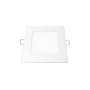 ΛΕΥΚΟ ΤΕΤΡΑΓΩΝΟ LED ΠΑΝΕΛ ΧΩΝΕΥΤΟ 6W 4000K 470Lm 118x118mm 230V AC Ra80
