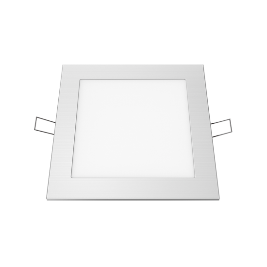 LED SLIM PANEL NM SQUARE REC. 12W 4000K 1100Lm 170mm 230V AC Ra80