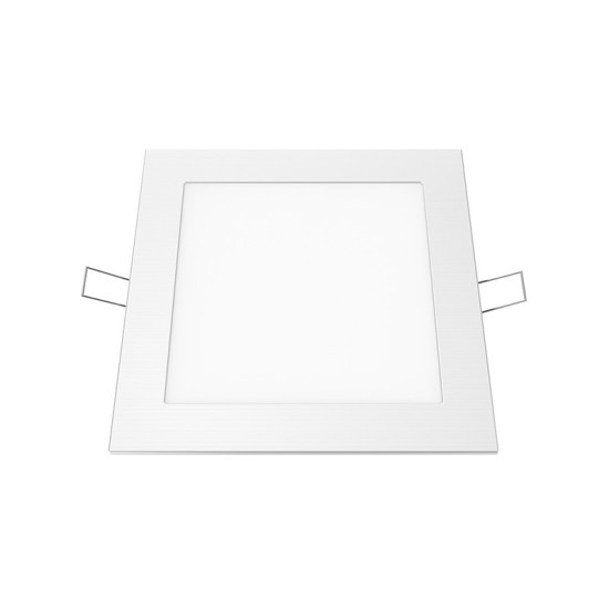 LED SLIM PANEL WHITE  SQUARE REC. 12W 4000K 1100Lm 170mm 230V Ra80