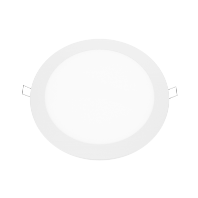 LED SLIM PANEL WHITE ROUND REC. 18W 3000K 1620Lm Φ225 230V AC Ra80