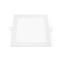 LED SLIM PANEL WHITE SQUARE REC. 18W 3000K 1620Lm 225mm 230V AC Ra80