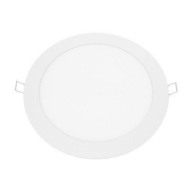 LED SLIM PANEL WHITE ROUND REC. 24W 6500K 2240Lm Φ300 230V AC Ra80