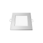 LED SLIM PANEL NM SQUARE REC. 6W 3000K 400Lm 120mm 230V AC Ra80