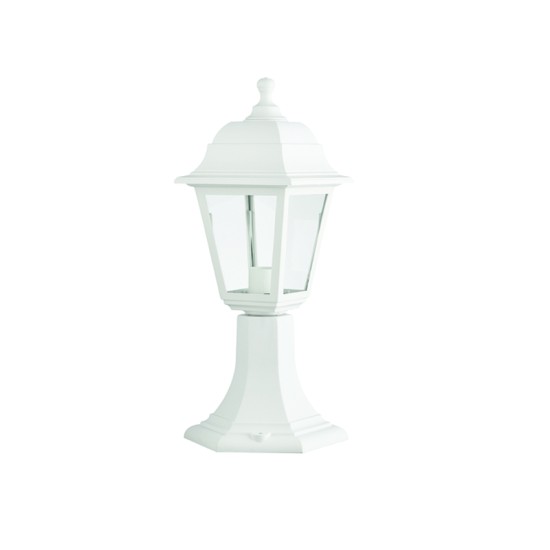 4S PLASTIC FLOOR GARDEN WHITE LUMINAIRE 40,5CM E27 IP44