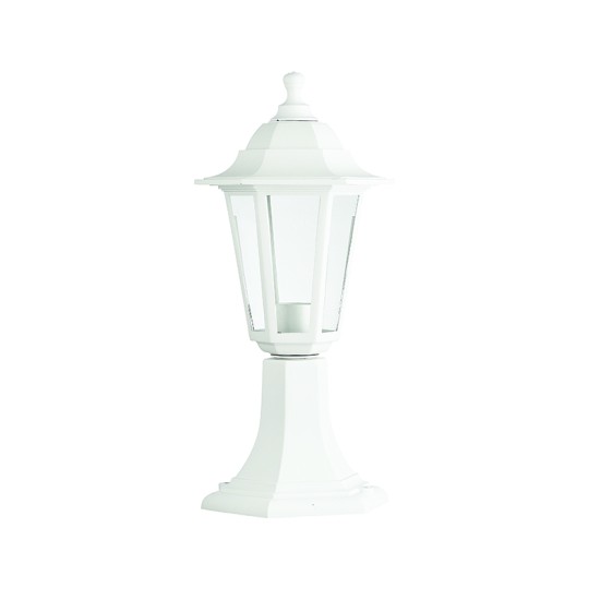 6S PLASTIC FLOOR GARDEN WHITE LUMINAIRE 41CM E27 IP44