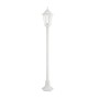 6S PLASTIC FLOOR GARDEN WHITE LUMINAIRE 100CM E27 IP44