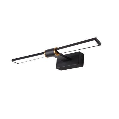 ΕΠΙΤΟΙΧΟ Φ/Σ LED 8W 520LM 4000KΜΑΥΡΟ ΑΛΟΥΜΙΝΙΟ 410Χ140Χ55ΜΜ PAPIGION