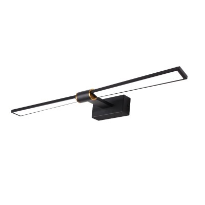 ΕΠΙΤΟΙΧΟ Φ/Σ LED 12W 780LM 4000K ΜΑΥΡΟ ΑΛΟΥΜΙΝΙΟ 610Χ140Χ55ΜΜ PAPIGION